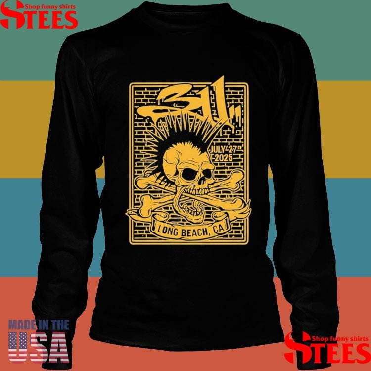 311 Vans Warped Tour 2025 Event In Long Beach California On July 27 Skull T-shirts