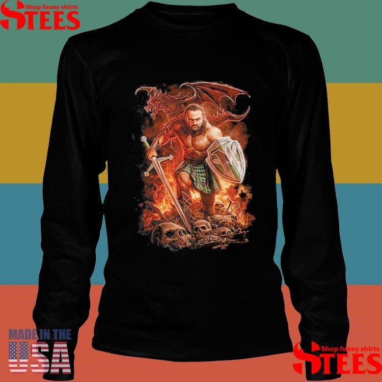 500 Level Black Drew McIntyre Superstar Shirts