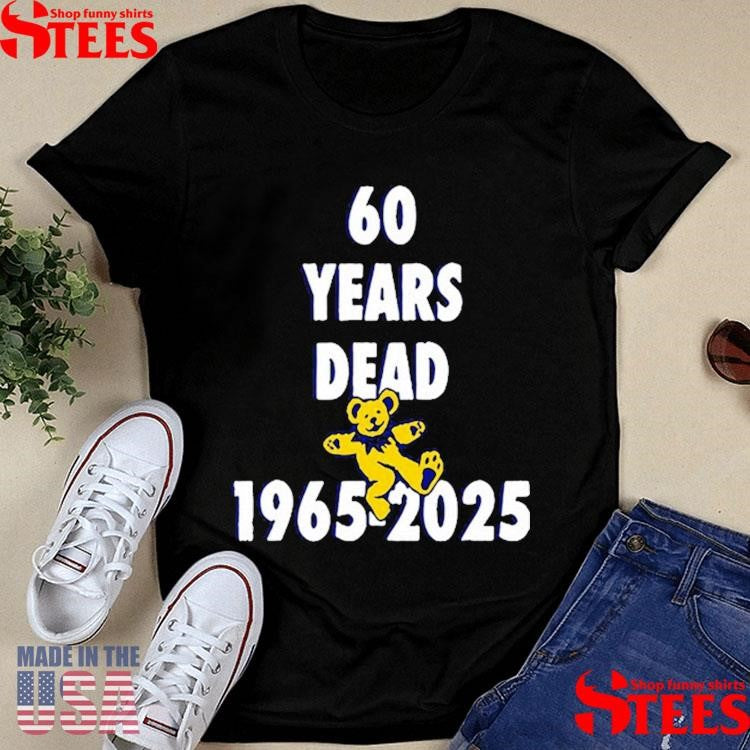 60 Years Grateful Dead 1965-2025 T-shirt