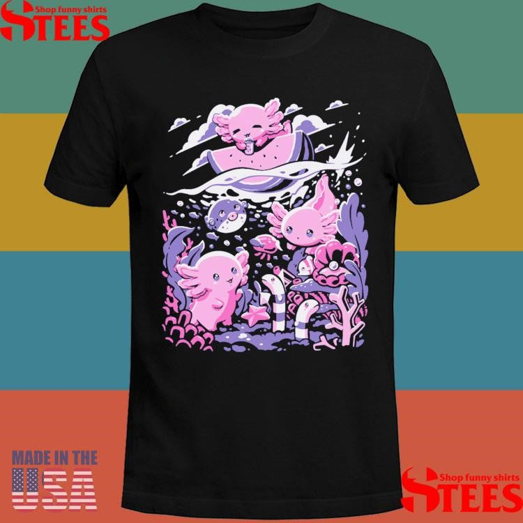 A Lotta Axolotls PixelEyeBat Shirts