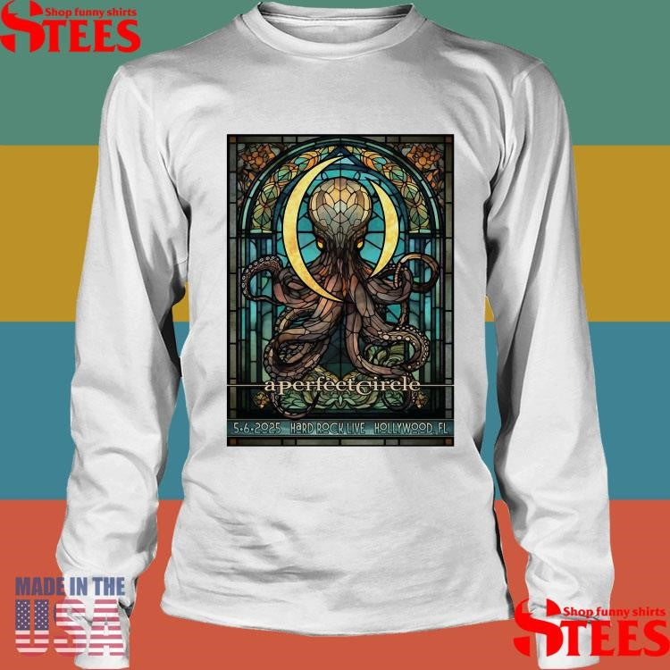 A Perfect Circle Hard Rock Live, Hollywood, Fl May 6 2025 Concert Poster Shirts
