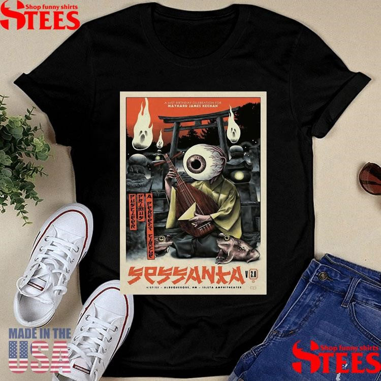 A Perfect Circle, Puscifer And Primus At Isleta Amphitheater On April 27, 2025 Show Poster Shirts