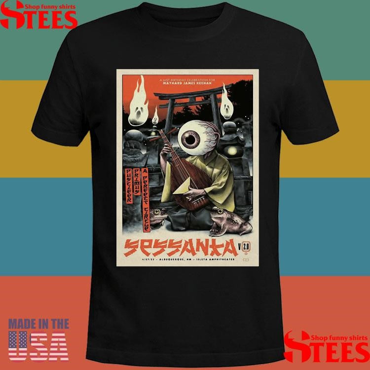 A Perfect Circle, Puscifer And Primus At Isleta Amphitheater On April 27, 2025 Show Poster Shirts