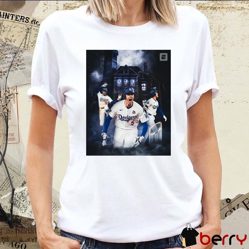 A Thrilling October For The Ages The LA Dodgers Are World Series Champions MLB Poster Shirt
