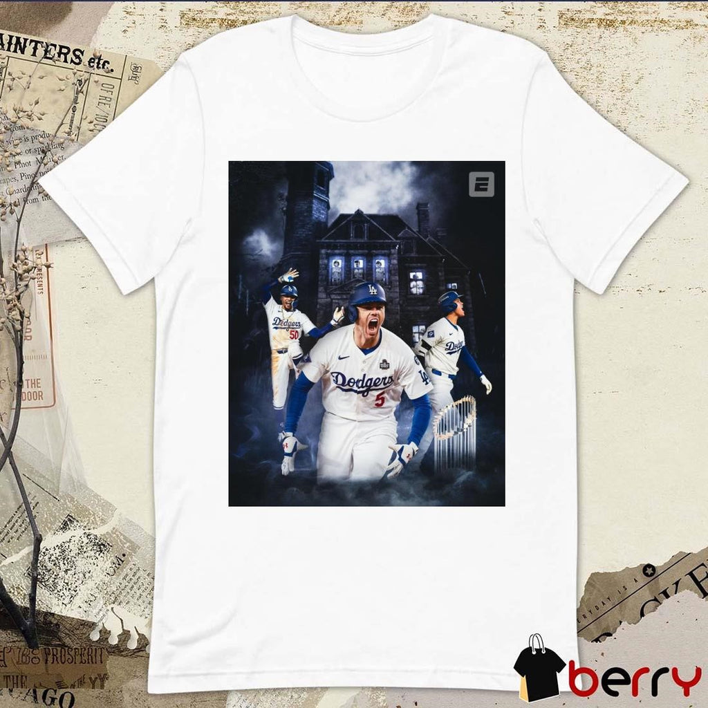 A Thrilling October For The Ages The LA Dodgers Are World Series Champions MLB Poster Shirt