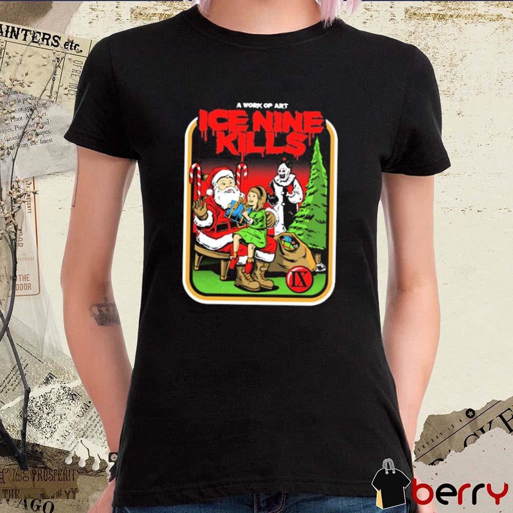 A Work Of Art Ice Nine Kills Gory Storybook Christmas 2024 t-shirt