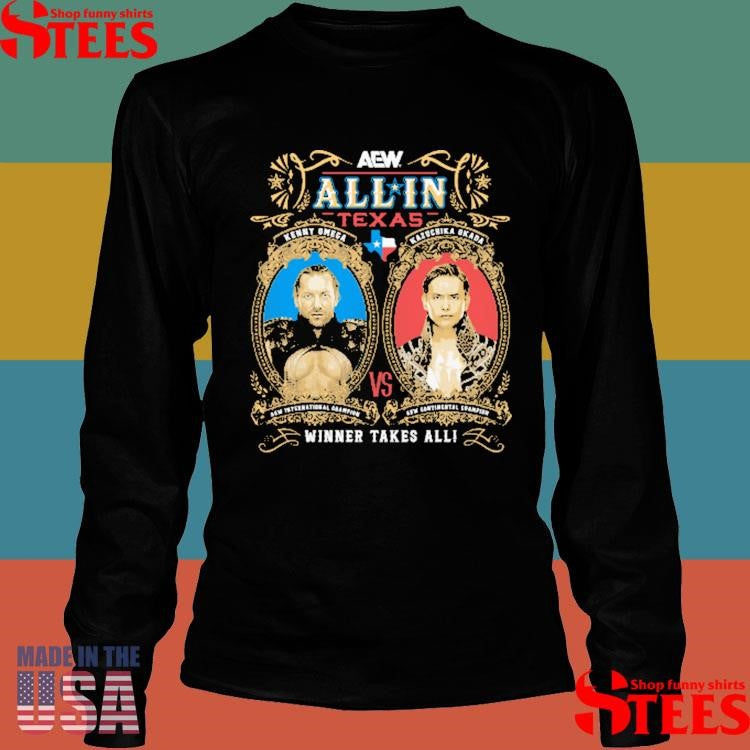 AEW ALL IN 2025 Matchup Kenny Omega vs Kazuchika Okada T-shirt