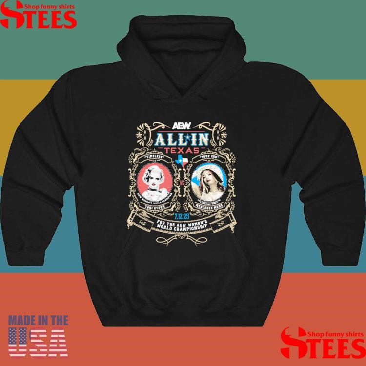 AEW ALL IN 2025 Matchup Toni Storm vs Mercedes Moné T-shirt