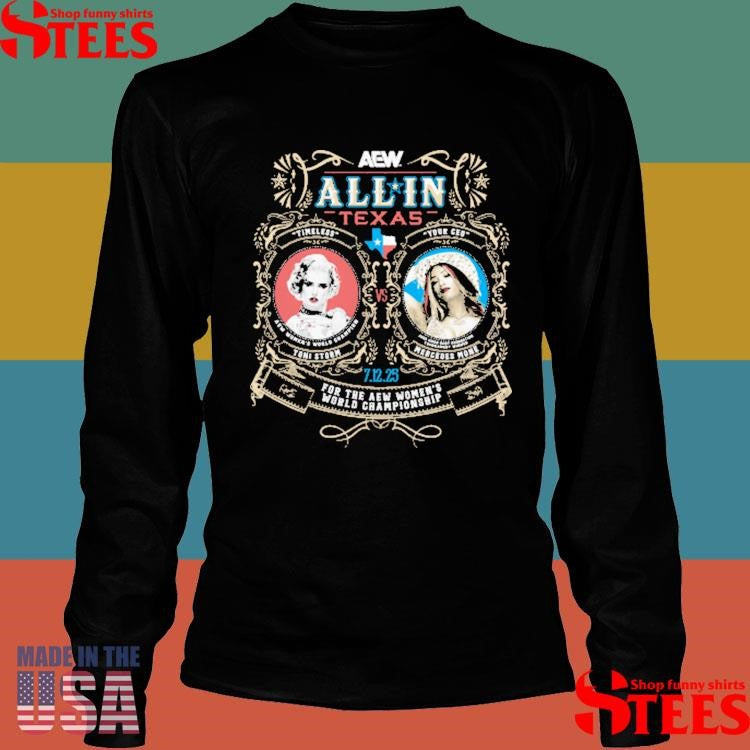 AEW ALL IN 2025 Matchup Toni Storm vs Mercedes Moné T-shirt