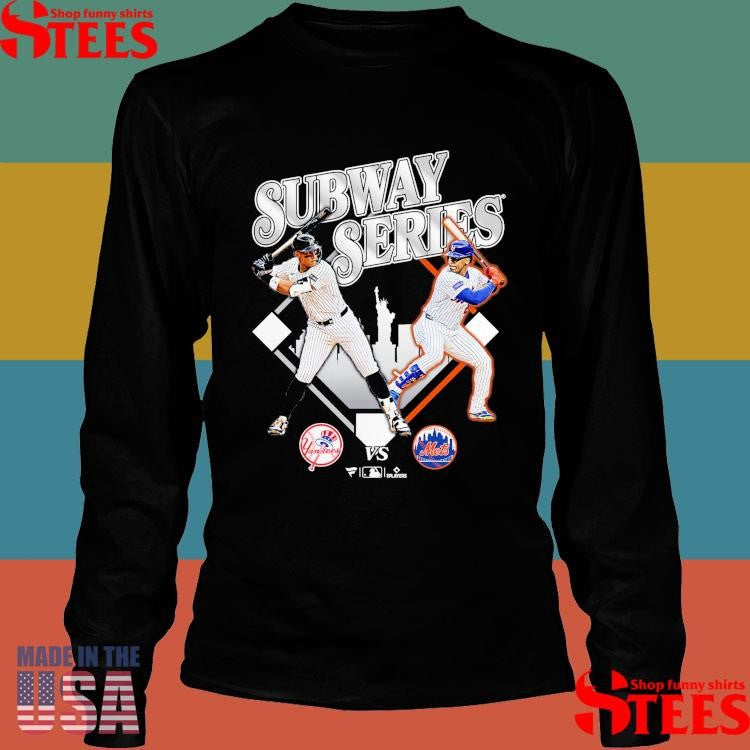 Aaron Judge And Juan Soto New York Yankees Vs. New York Mets 2025 Subway Series Matchup T-shirt