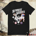 Aaron Judge and Juan Soto New York Yankees vs. New York Mets Black 2025 Subway Series Matchup Graphic t-shirt
