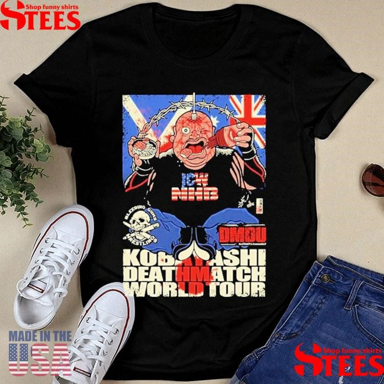 Abdullah Kobayashi Icw Nhb X Dmdu X Bgw World Tour T-shirts