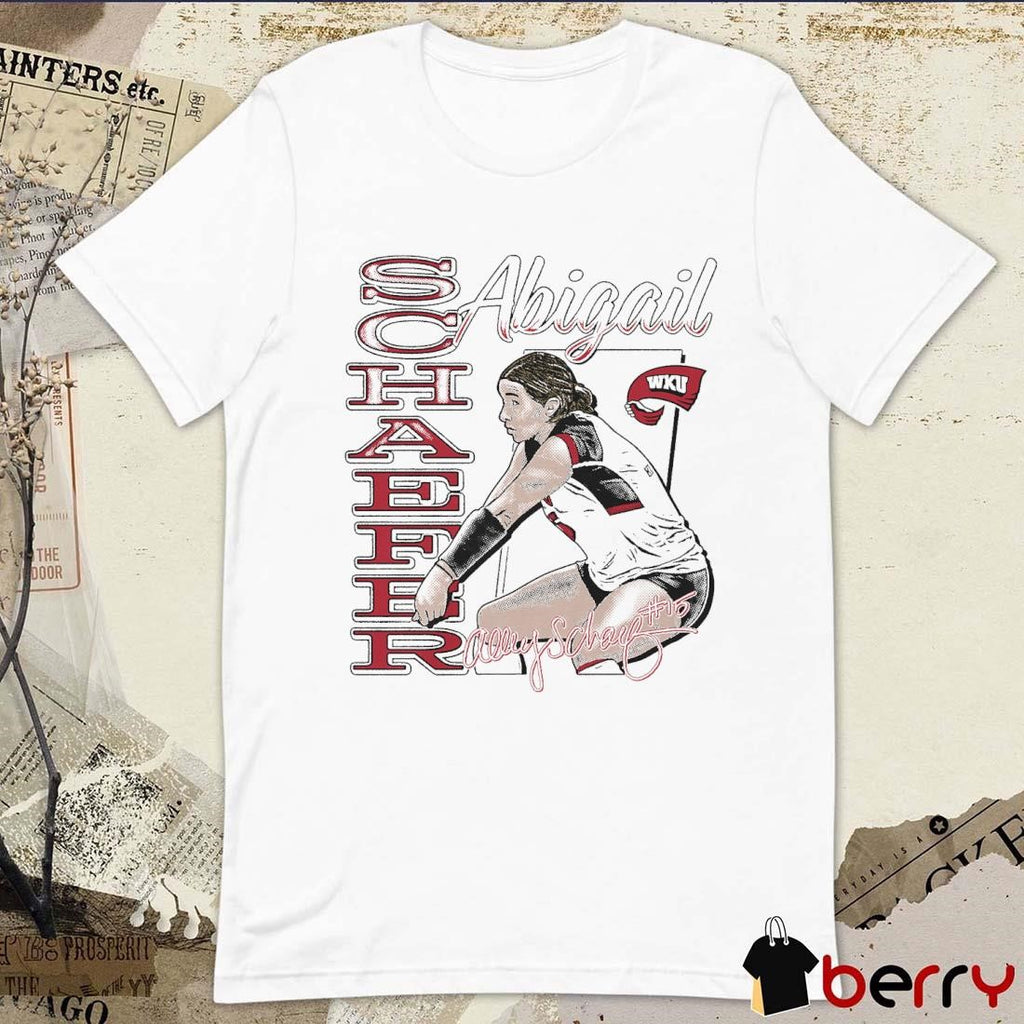 Abigail Schaefer Western Kentucky Illustrated Signature Graphic t-shirt