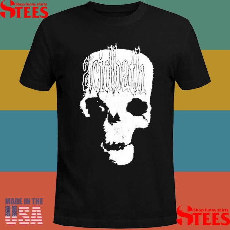 Acid Bath Alien Skull Let The Blackness Roll On T-Shirts