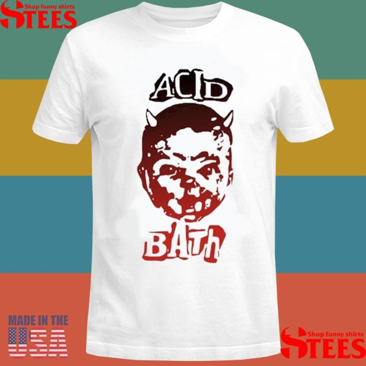Acid Bath Devil Baby Baseball T-Shirts