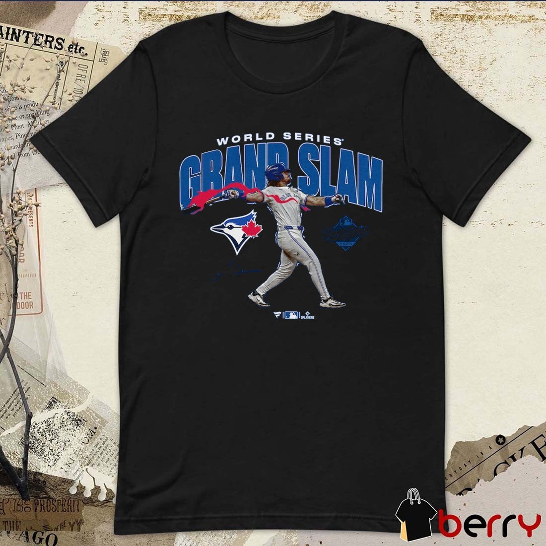Addison Barger Toronto Blue Jays 2025 MLB World Series Grand Slam Signature t-shirt