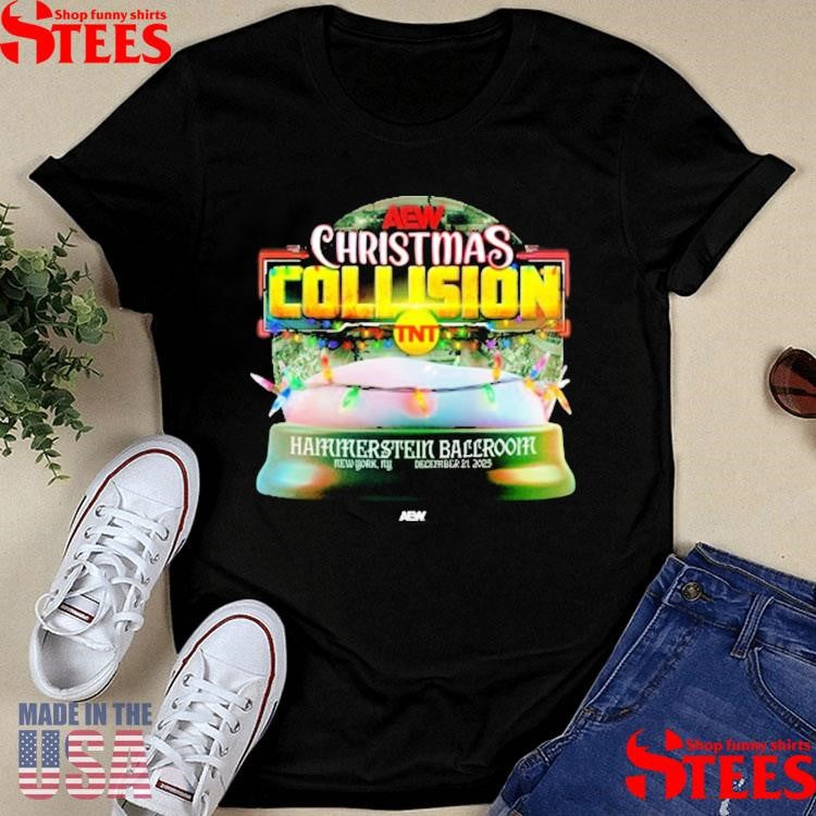 Aew Christmas Collision 2025 T-shirt