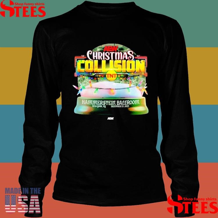 Aew Christmas Collision 2025 T-shirt