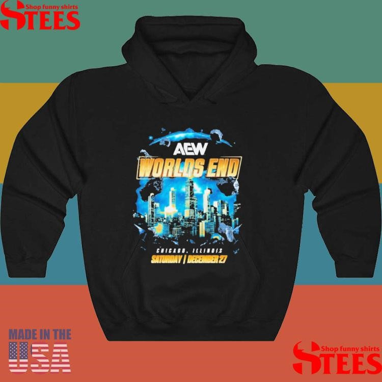 Aew Worlds End 2025 Event T-shirt