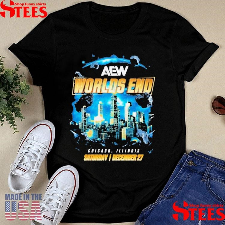 Aew Worlds End 2025 Event T-shirt
