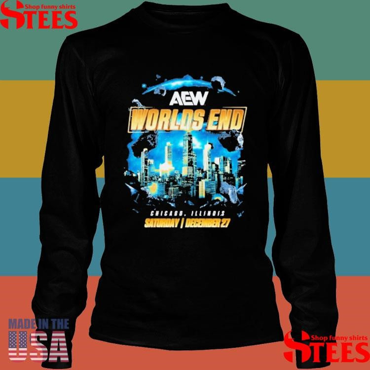 Aew Worlds End 2025 Event T-shirt