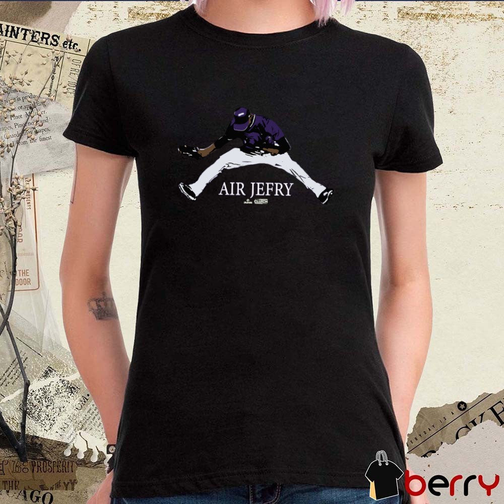 Air Jefry Yan Colorado Rockies MLB Baseball 2025 Painting t-shirt