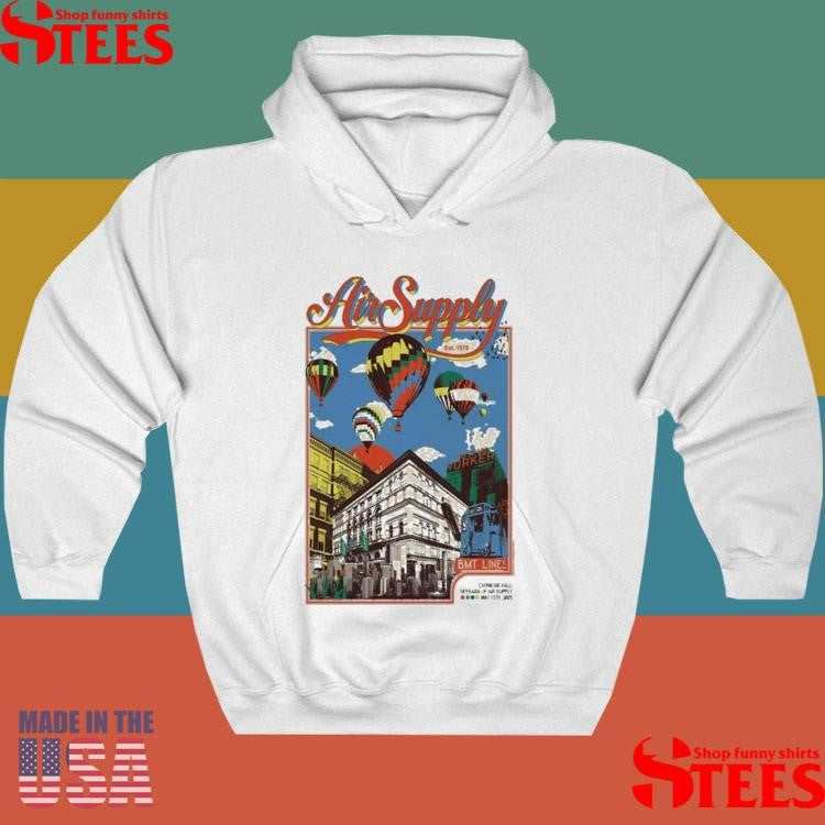 Air Supply Carnegie Hall, New York, Ny May 13 2025 Tour Shirts