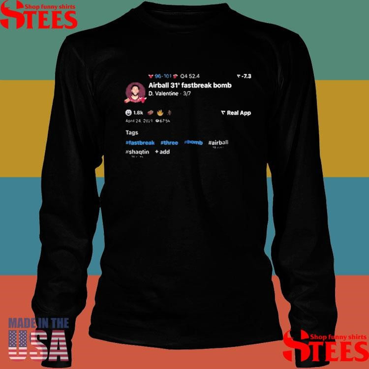 Airball 31 Fastbreak Bomb Denzel Valentine T-shirt