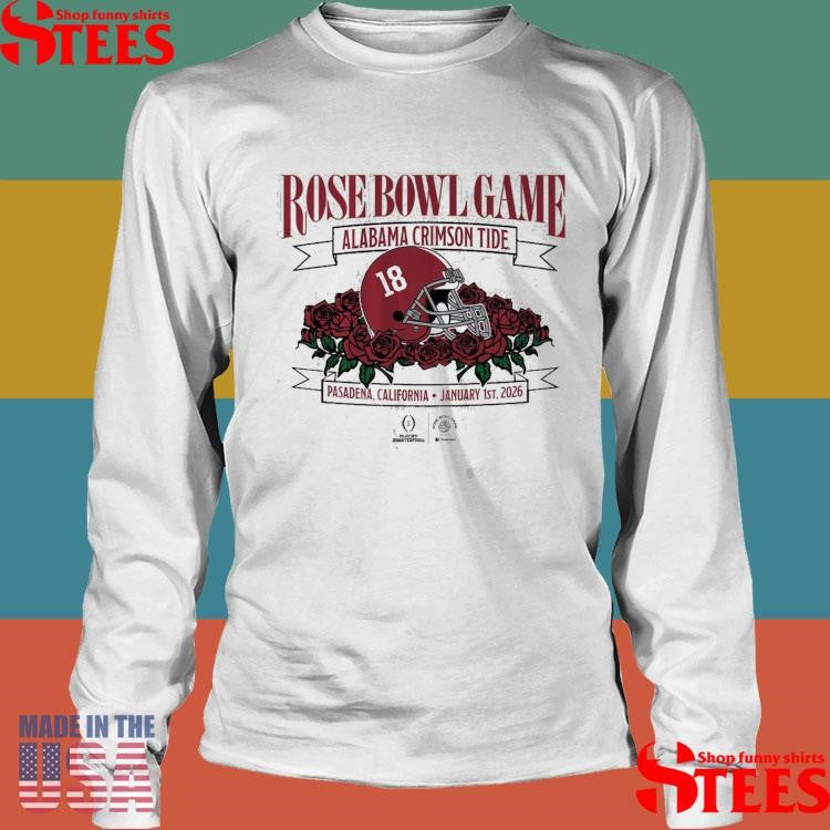 Alabama Football 2026 Rose Bowl Game T-shirt