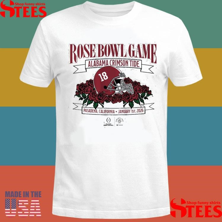 Alabama Football 2026 Rose Bowl Game T-shirt