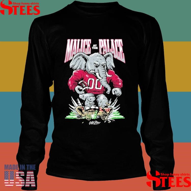 Alabama Rose Bowl Malice At The Palace Elephant T-shirt