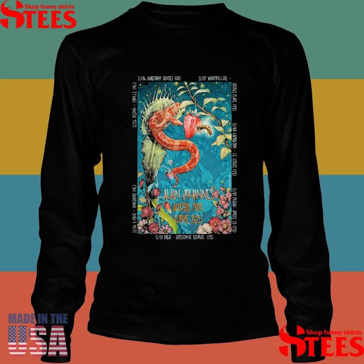 Alain Johannes Acoustic Tour Europe 2025 T-shirt