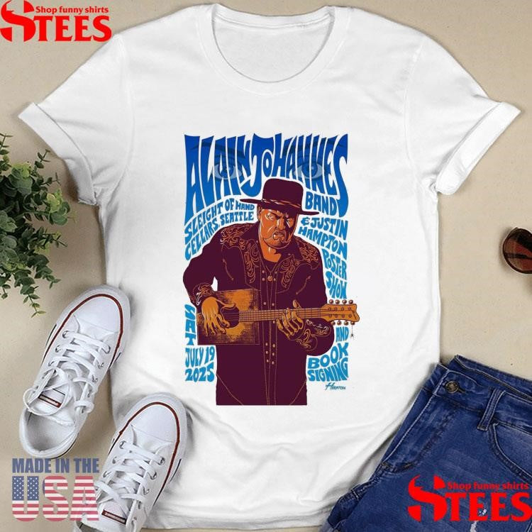 Alain Johannes July 19 2025 Sleight Of Hand Cellars Seattle T-shirt