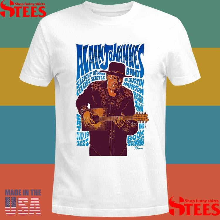 Alain Johannes July 19 2025 Sleight Of Hand Cellars Seattle T-shirt