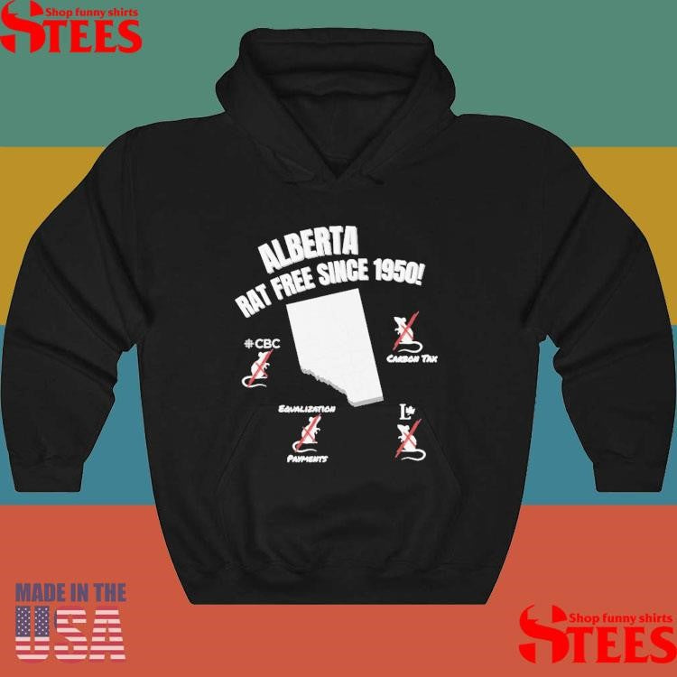 Alberta Rat Free Since 1950 T-shirts