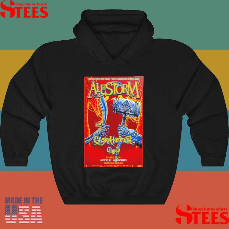 Alestorm September 24 2025 The Granada Theater Lawrence Ks Shirts