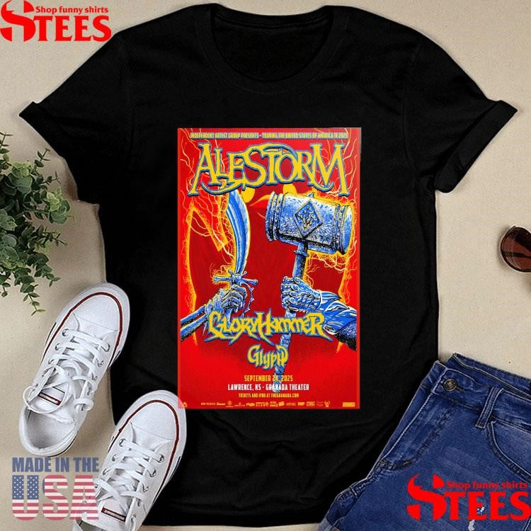 Alestorm September 24 2025 The Granada Theater Lawrence Ks Shirts