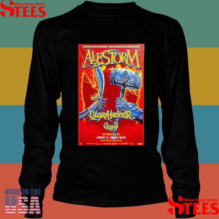 Alestorm September 24 2025 The Granada Theater Lawrence Ks Shirts