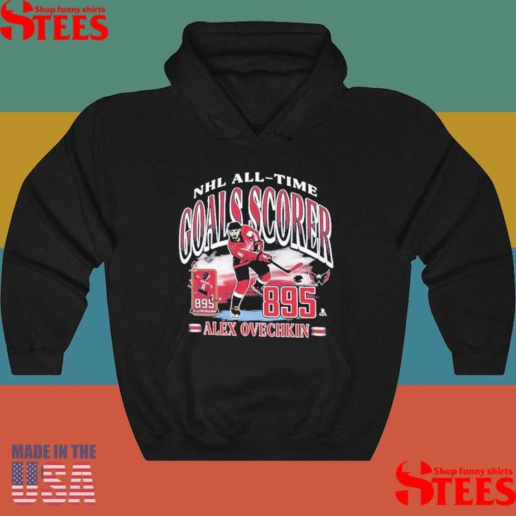 Alexander Ovechkin Washington Capitals ’47 Nhl All-time Leading Goal Scorer Franklin Shirts