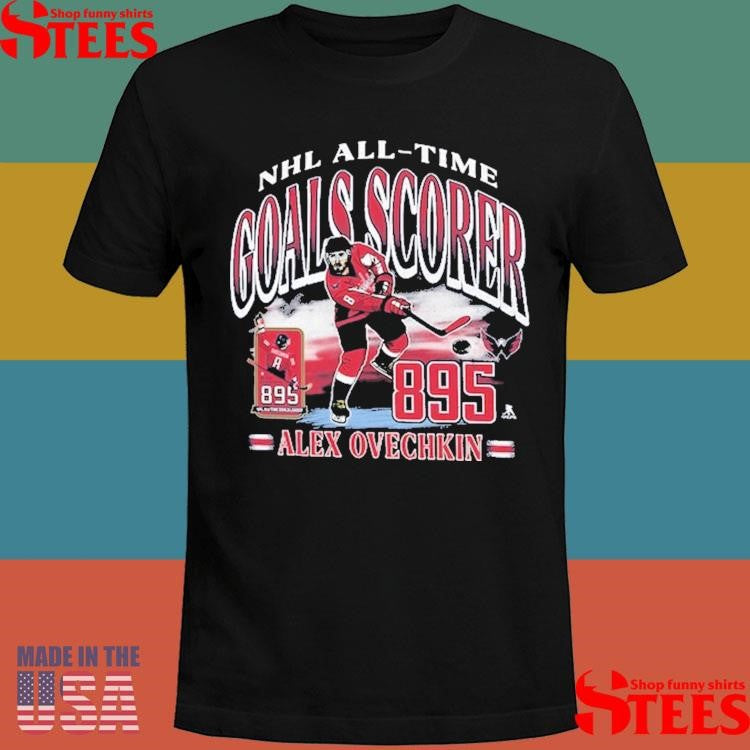 Alexander Ovechkin Washington Capitals ’47 Nhl All-time Leading Goal Scorer Franklin Shirts