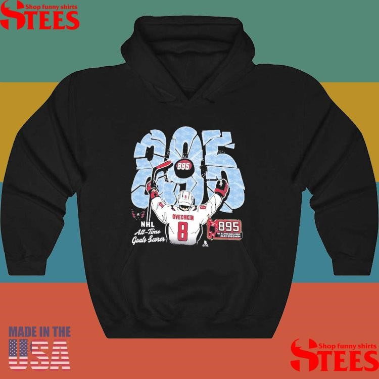 Alexander Ovechkin Washington Capitals ’47 Nhl All-time Leading Goal Scorer Shattered Franklin Shirts