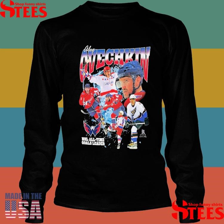 Alexander Ovechkin Washington Capitals Mitchell & Ness Nhl All-time Leading Goal Scorer Graphic Shirts