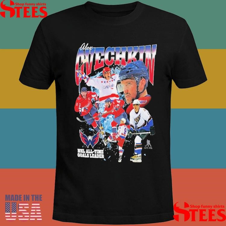 Alexander Ovechkin Washington Capitals Mitchell & Ness Nhl All-time Leading Goal Scorer Graphic Shirts