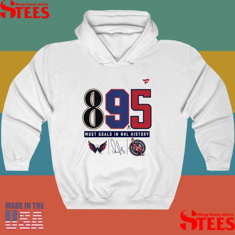 Alexander Ovechkin Washington Capitals Nhl All-time Leading Goal Scorer 895 Shirts