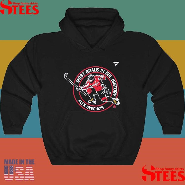 Alexander Ovechkin Washington Capitals Nhl All-time Leading Goal Scorer Badges Shirts