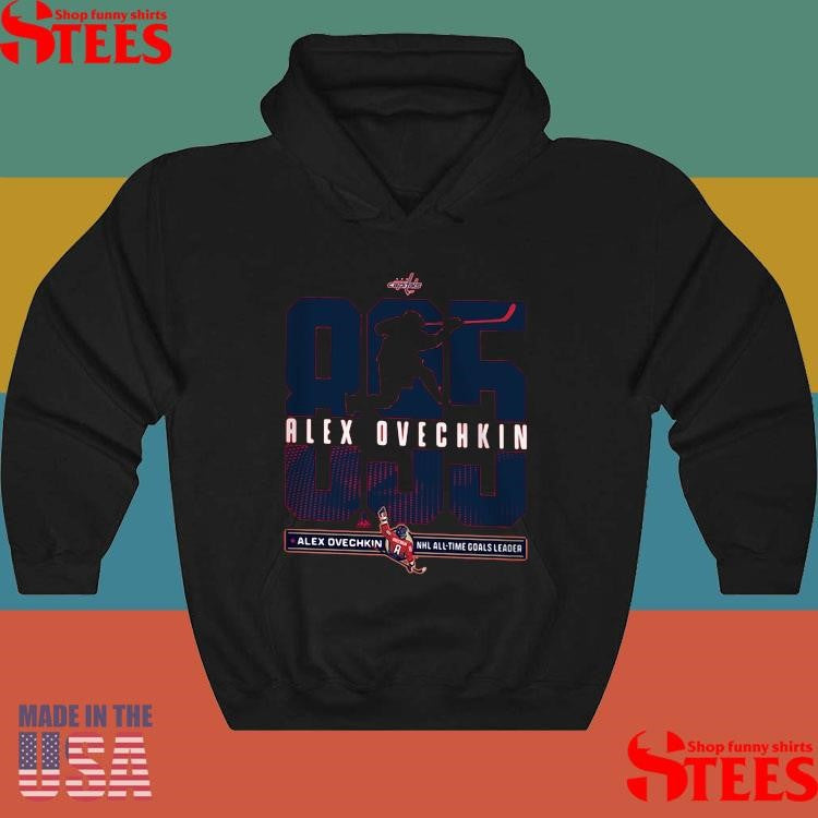Alexander Ovechkin Washington Capitals Youth Nhl All-time Leading Goal Scorer Callout Shirts