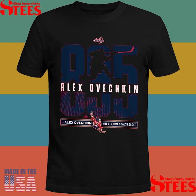 Alexander Ovechkin Washington Capitals Youth Nhl All-time Leading Goal Scorer Callout Shirts