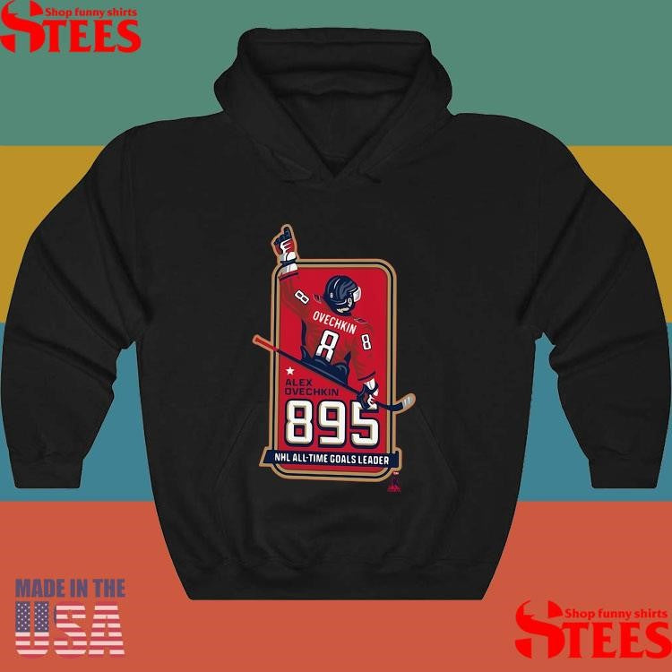 Alexander Ovechkin Washington Capitals Youth Nhl All-time Leading Goal Scorer Locker Room Shirts