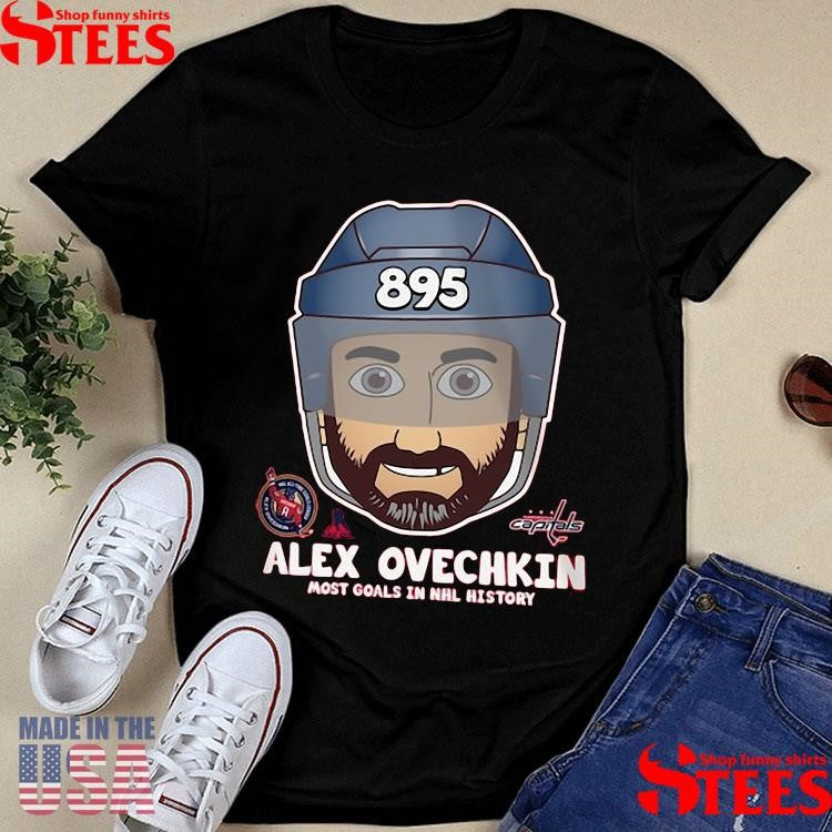 Alexander Ovechkin Washington Capitals Youth Nhl All-time Leading Goal Scorer Shirts