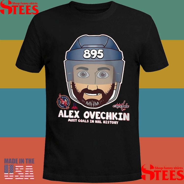Alexander Ovechkin Washington Capitals Youth Nhl All-time Leading Goal Scorer Shirts